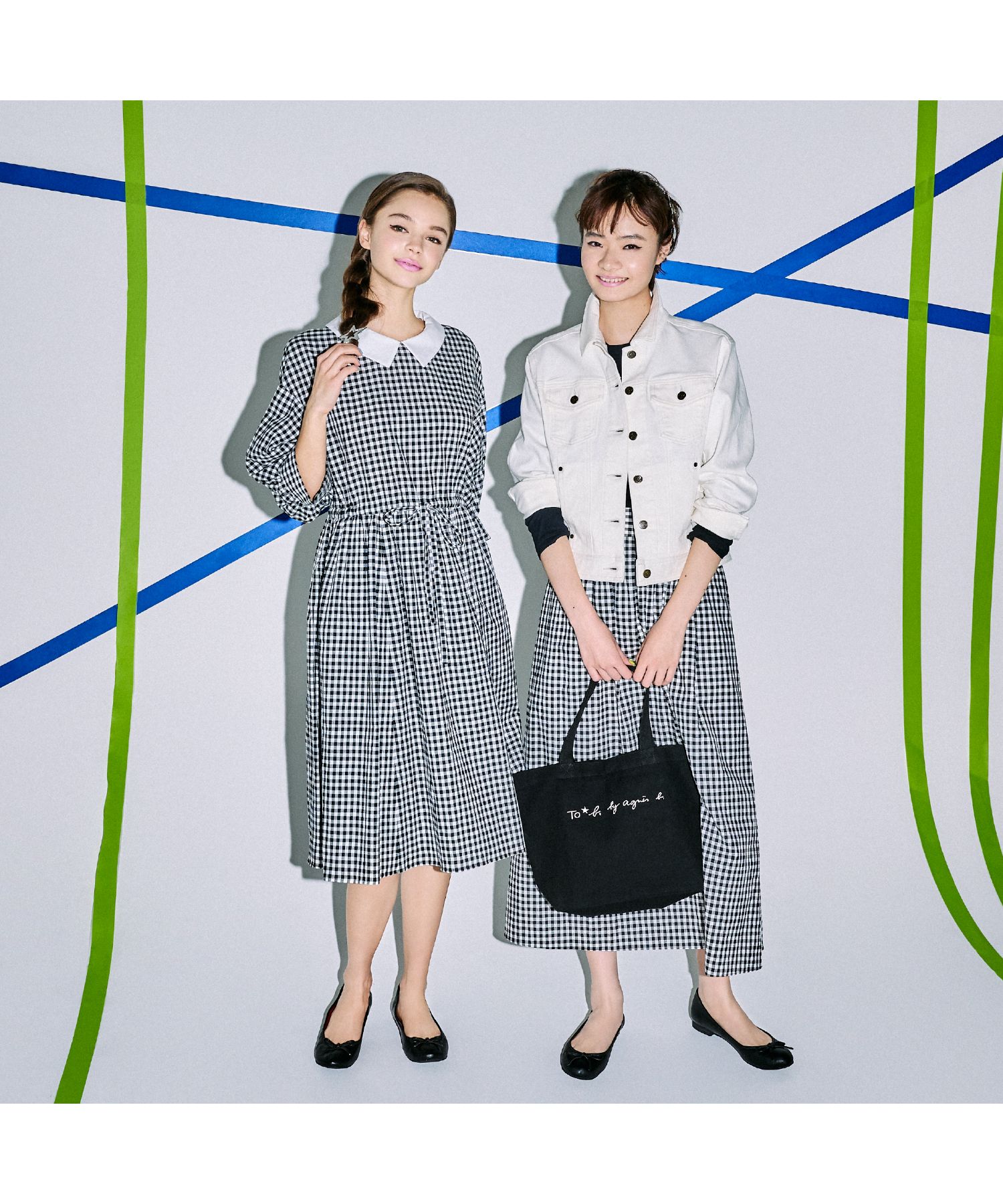 ◆NEW◆【agnes b.】2wayトートバッグ ロゴ刺繍 キャンバス地 ロゴ キャンバス トートバッグ(505142985) | トゥービー バイ