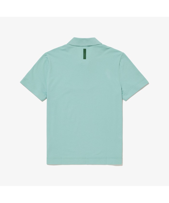 LACOSTE ラコステ 同色ロゴ レギュラーフィット ムーブメントポロシャツ セール】 レギュラーフィット ラコステムーブメントポロシャツ