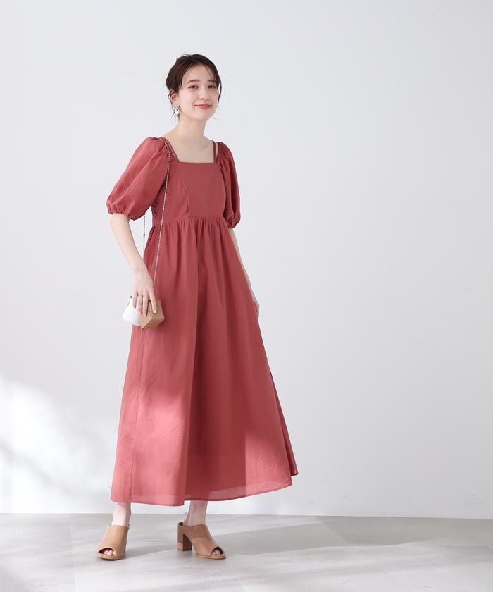 正規店仕入れの セール】コットンボイル2Wayオフショルワンピース《S Size Line トップス