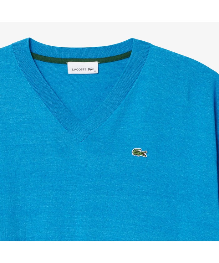 セール】ラコステ LACOSTE ワイドシルエットサマーニットVネック