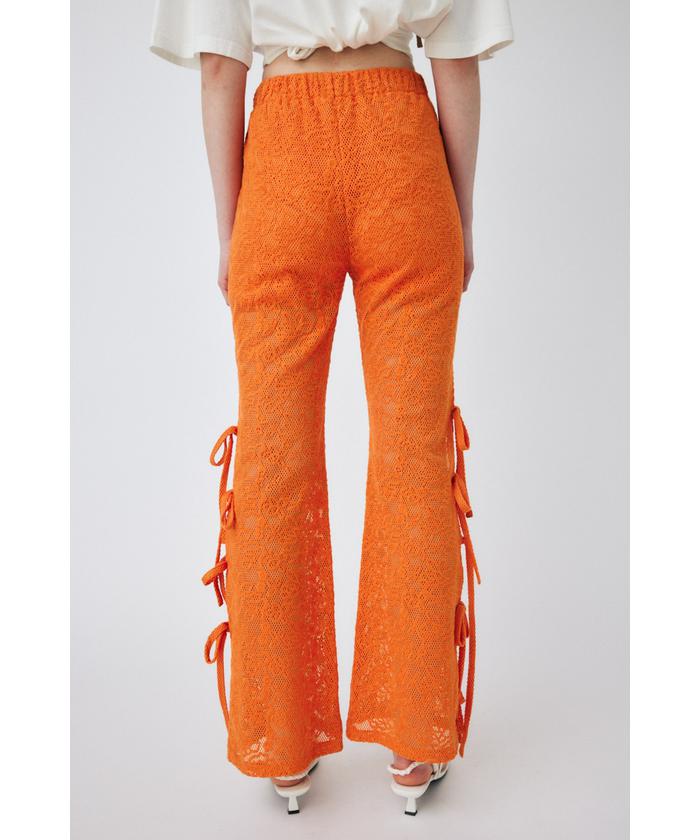 セール】SIDE RIBBON LACE パンツ(505308511) | マウジー(moussy