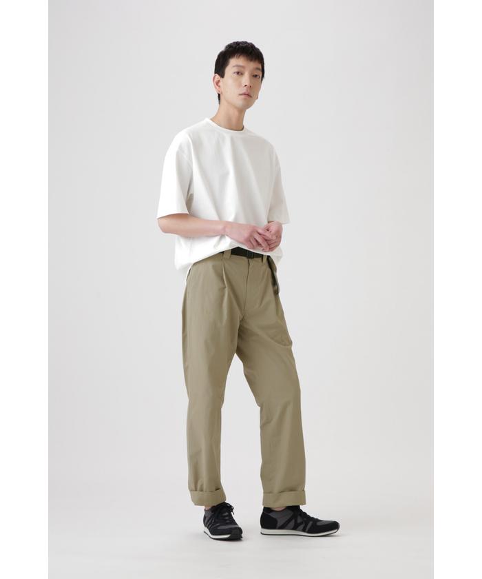 美品】マーガレットハウエル　スラックス　コットンツイル　フレッドペリーコラボ　M 美品】マーガレットハウエル スラックス コットンツイル