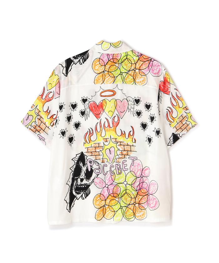 RASSVET（PACCVET）/ラスベート/TT DRAWINGS SHIRT/開襟シャツ