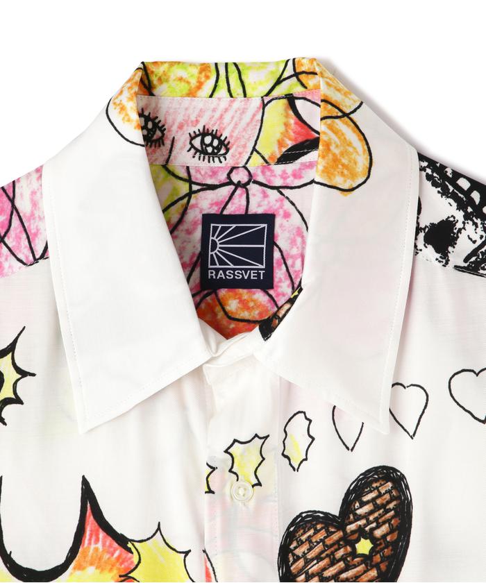 クーポン】RASSVET（PACCVET）/ラスベート/TT DRAWINGS SHIRT
