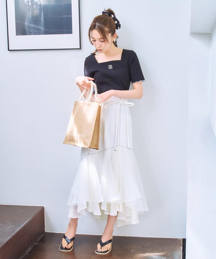 オレンジ様オーダー専用☆ 着物とデニム★正絹XデニムAラインスカート☆ オレンジ様オーダー専用☆ 着物とデニム☆正絹XデニムAライン