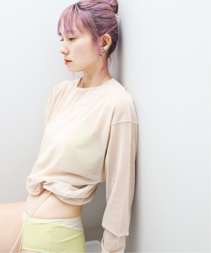 エミリーウィーク　カットソー 追加2》レーシープルオーバー（ホワイト）（Tシャツ/カットソー