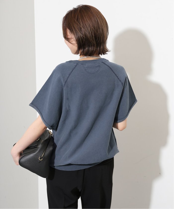 【美品】 スローブイエナ ミニ裏毛ハーフスリーブプルオーバー 近年モデル 美品】 スローブイエナ ミニ裏毛ハーフスリーブプルオーバー