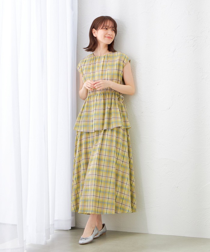 セール 35%OFF】マドラスチェックブラウス(505258867