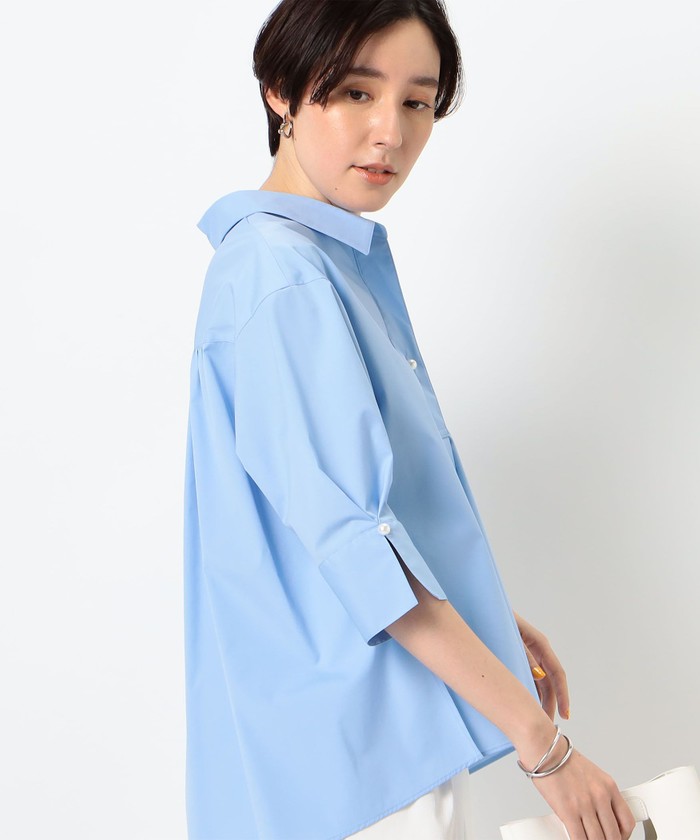 ブラウス シャツ パール釦スキッパーシャツ レディース NOLLEY'S Sophi ブラウス シャツ パール釦スキッパーシャツ