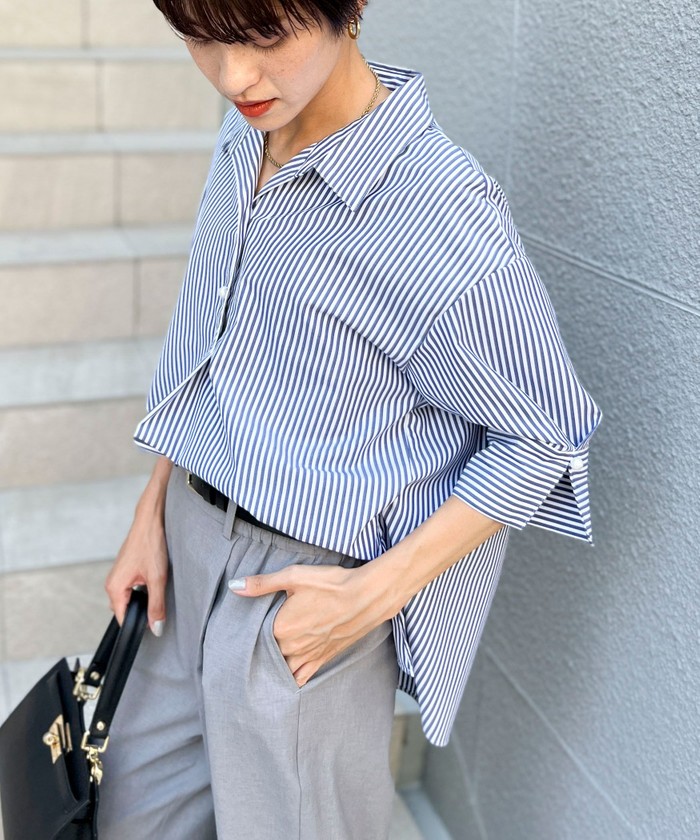 ブラウス シャツ パール釦スキッパーシャツ レディース NOLLEY'S Sophi ブラウス シャツ パール釦スキッパーシャツ