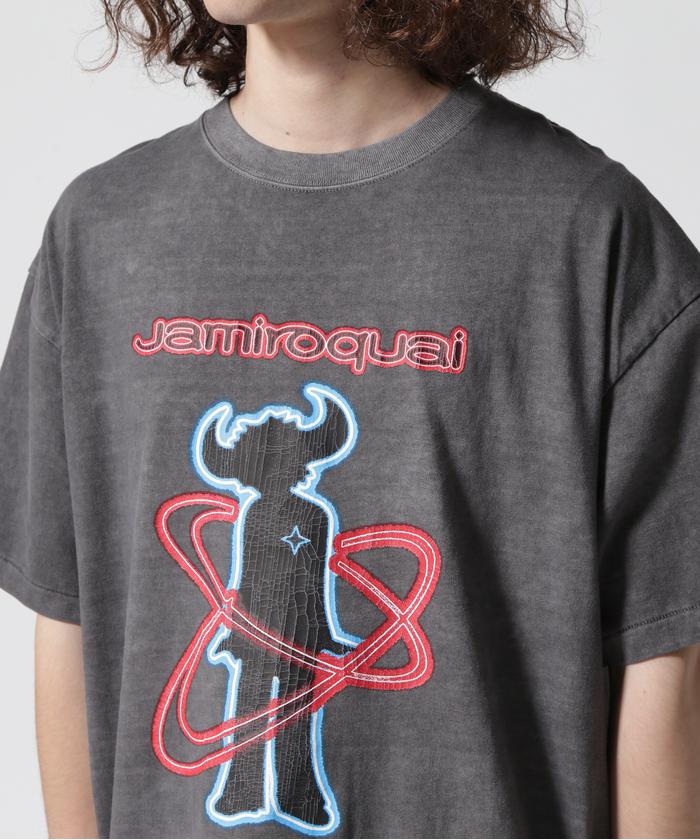 【i o c m m i o】ボカシプリントTシャツカットソー Insonnia Projects / JAMIROQUAI COMIC GIRL TEE(505310564
