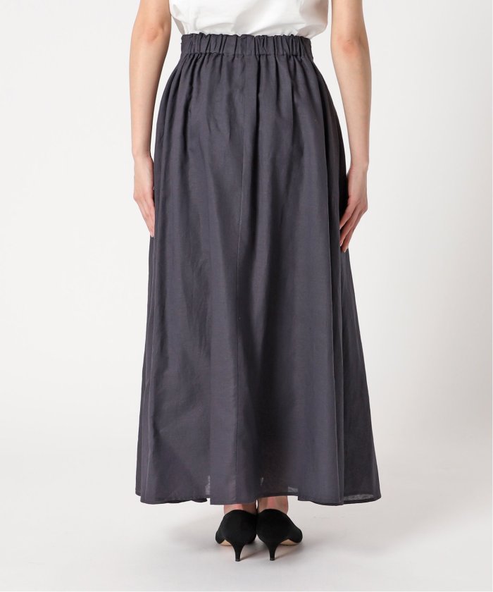 セール 30%OFF】リネン混ギャザーフレアスカート(505313626