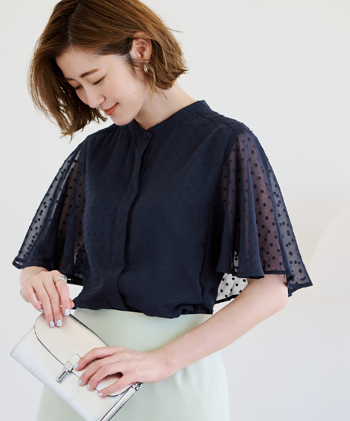 込 新品 エイミー eimy オフショルダー フレアスリーブ ブラウス ブラウス 公式】eimy istoire | シャツ・ブラウス通販 | レディース