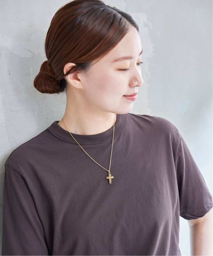 クーポン】【GOOSSENS PARIS/グーセンスパリ】 STONES cross pendant ...