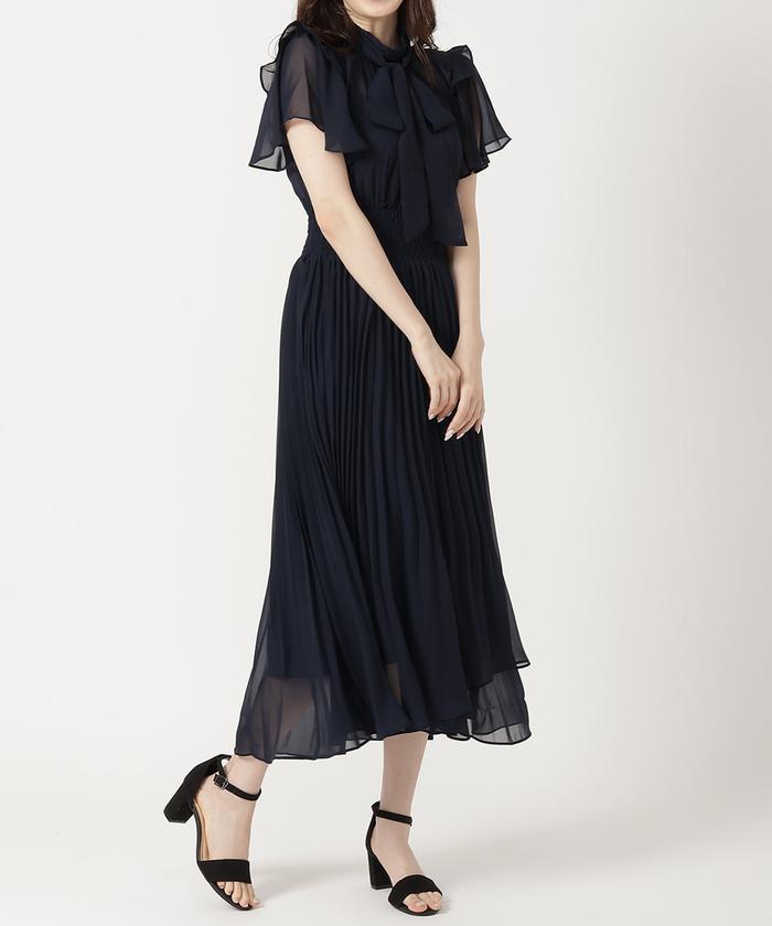 セール】シフォンジョーゼットプチハイワンピース(505290400 セール】シフォンジョーゼットプチハイワンピース(505290400