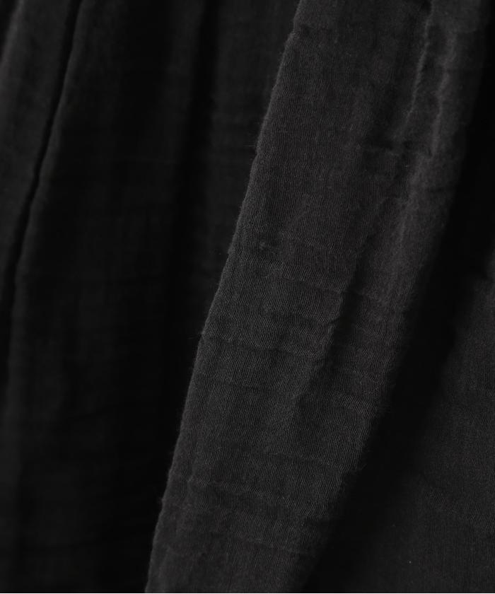RHODOLIRION/ロドリリオン SILK COTTON ブラウス セール】RHODOLIRION/ロドリリオン SILK COTTON SHIRRING FRILL