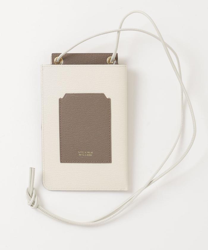 L'arcobaleno（ラルコバレーノ）スマートWショルダーウォレット