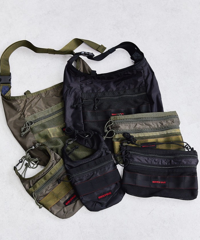 別注】<BRIEFING>GLR リップストップ メッシュ ショルダー 別注】<BRIEFING>GLR リップストップ メッシュ ショルダー
