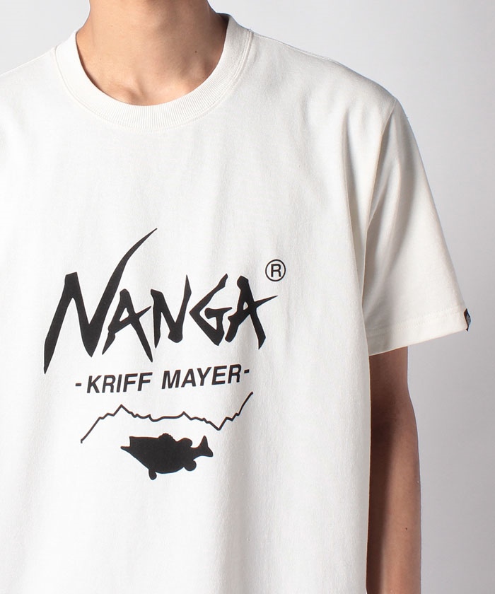 レア　NANGA KRIFF MAYER コラボ Tシャツ　ホワイト　Lサイズ クーポン】【セール 30%OFF】クリフ メイヤー KRIFF MAYER NANGA