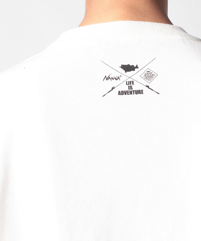 レア　NANGA KRIFF MAYER コラボ Tシャツ　ホワイト　Lサイズ クーポン】【セール 30%OFF】クリフ メイヤー KRIFF MAYER NANGA