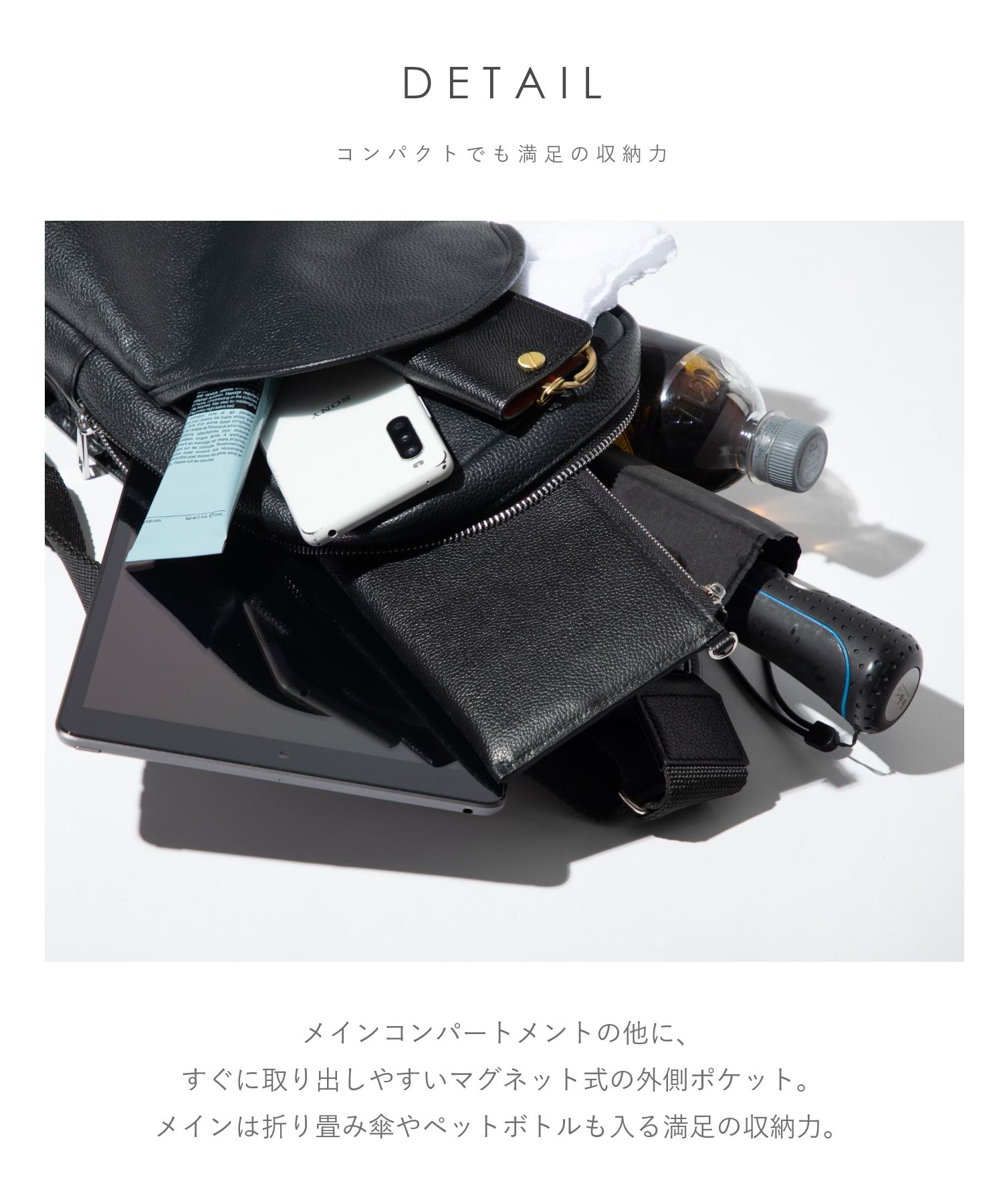 セール】GUIONNET NOIR ボディバッグ ワンショルダーバッグ 本革