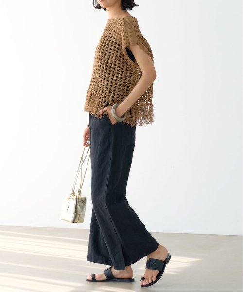 メッシュフリンジプルオーバー(505318305) イエナ(IENA) d fashion メッシュフリンジプルオーバー
