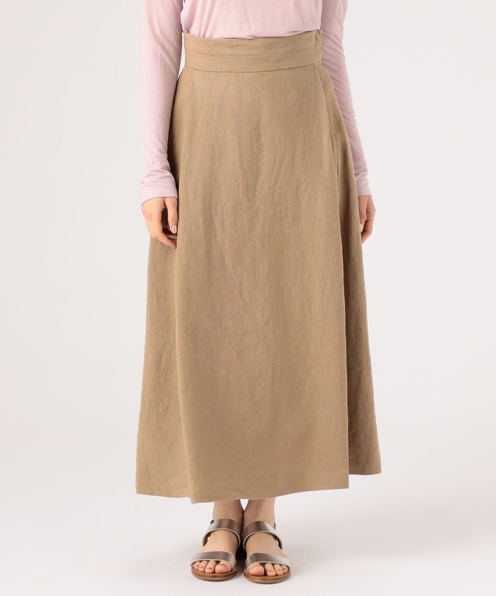 Borelio LINEN MIDI フレアスカート(505318458) | TOMORROWLAND GOODS