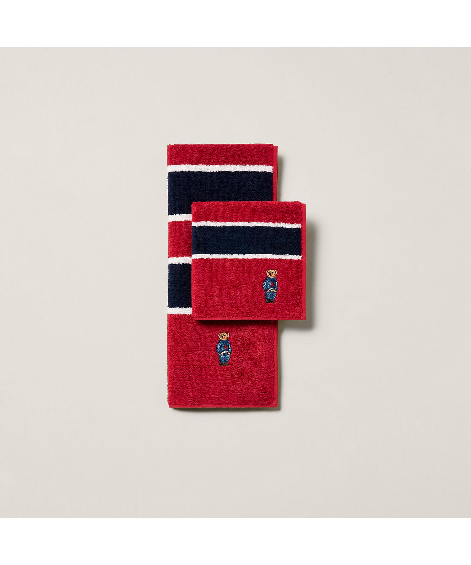 Ralph Lauren タオルセット ベア刺繍 フラッグベア バスタオル｜ラルフ ローレン ホームの通販｜&mall