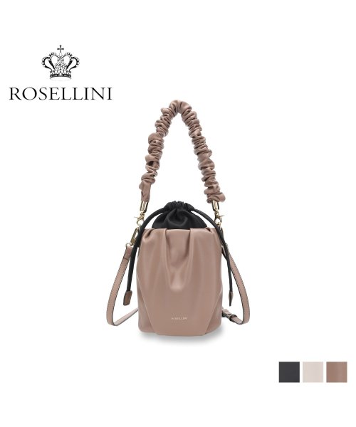 ロゼリーニ ROSELLINI バッグ ショルダーバッグ ミニ巾着 ラム調 ギャザーハンドル レディース 持ち手 ブラック アイボリー ベージュ 黒 RSN-(505312661) ロゼリーニ(ROSELLINI) d fashion ギャザーミニハンドルバッグ アイボリー
