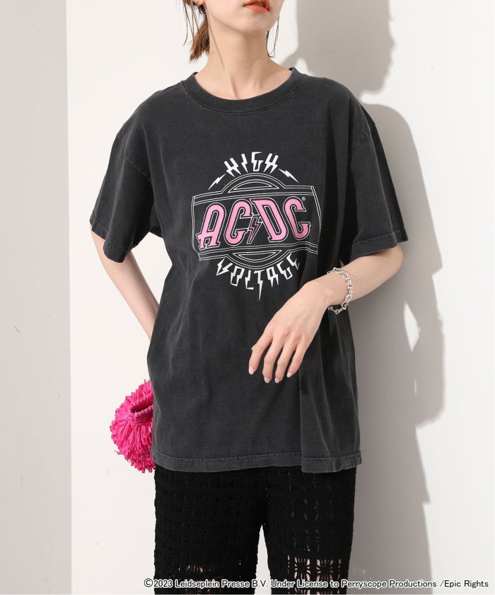 【GOOD ROCK SPEED】ACDC ロゴスウェット　ピンク GOOD ROCK SPEED グッドロックスピード ロゴスウェット ACDC