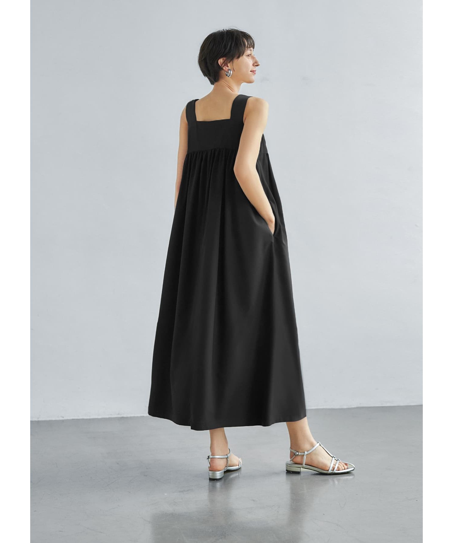 スタイルデリ STYLE DELI Softy Cotton／ワッフル編みサマーフーディー （ブラック） スタイルデリ STYLE DELI Softy Cotton／ワッフル編みサマーフ