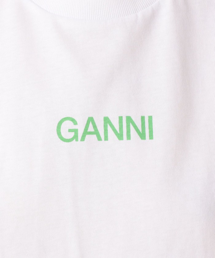 【GANNI】ロゴ プリント Tシャツ セール】GANNI プリント Tシャツ(505320582) | TOMORROWLAND