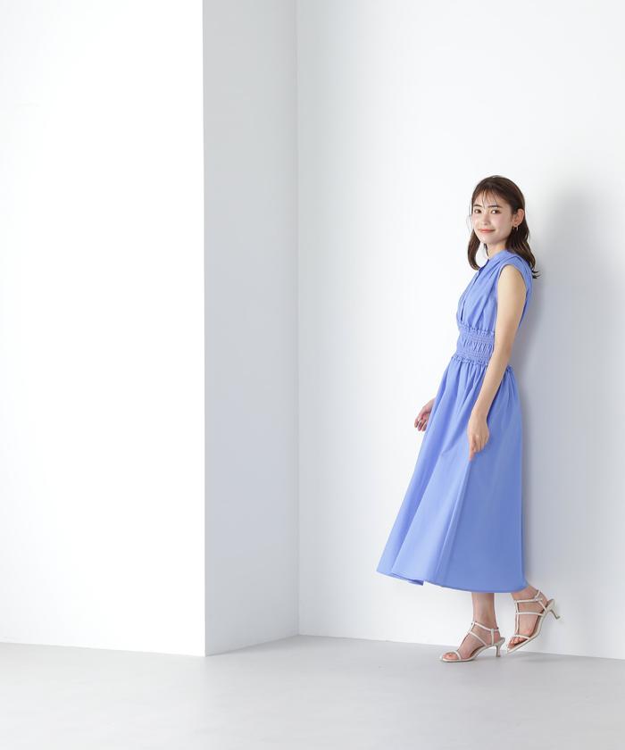 セール 10%OFF】|Oggi6月号掲載|バンドカラーウエスト セール 10%OFF】|Oggi6月号掲載|バンドカラーウエスト