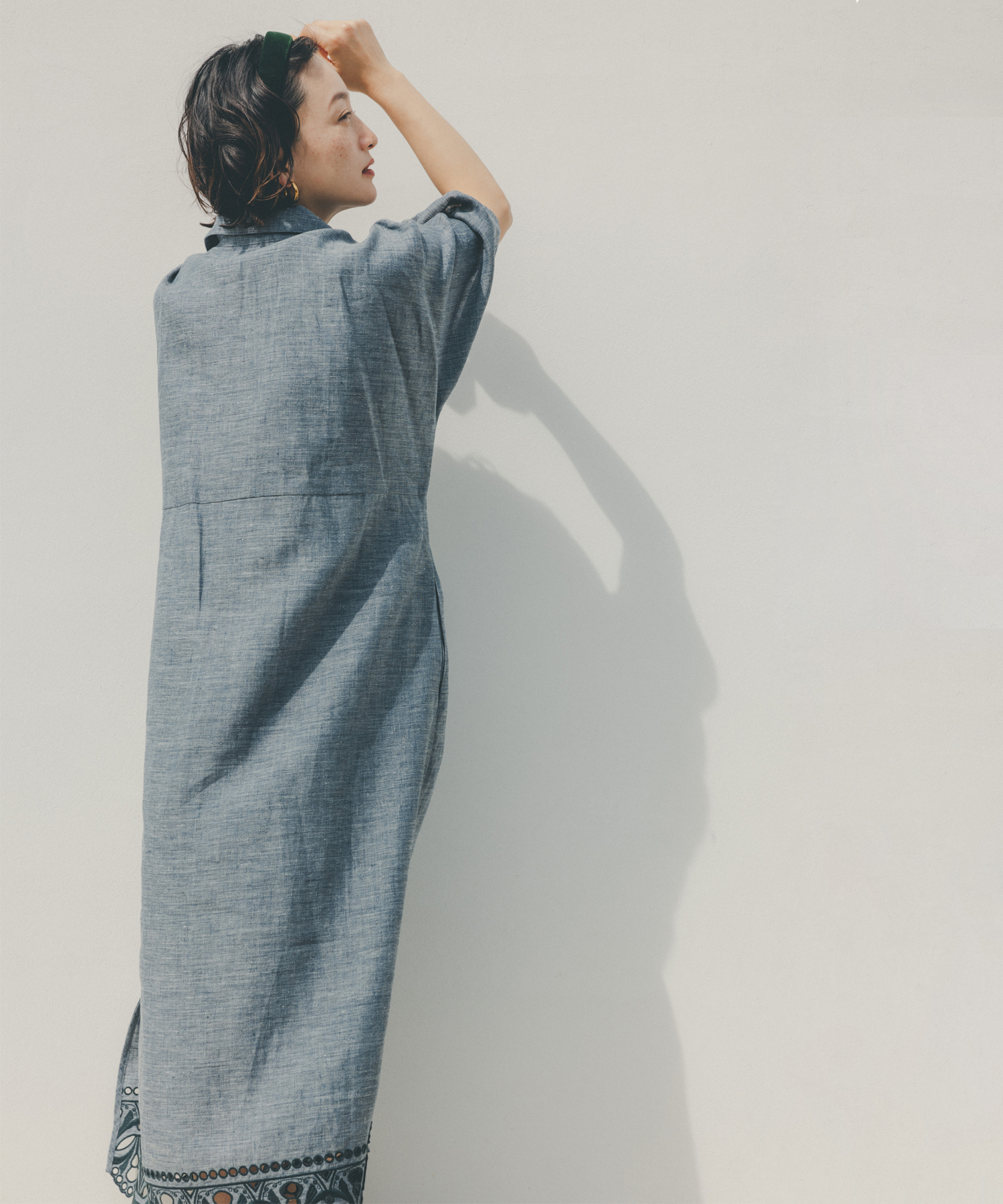 セール】 スカラ刺繍スキッパーワンピース （ワンピース