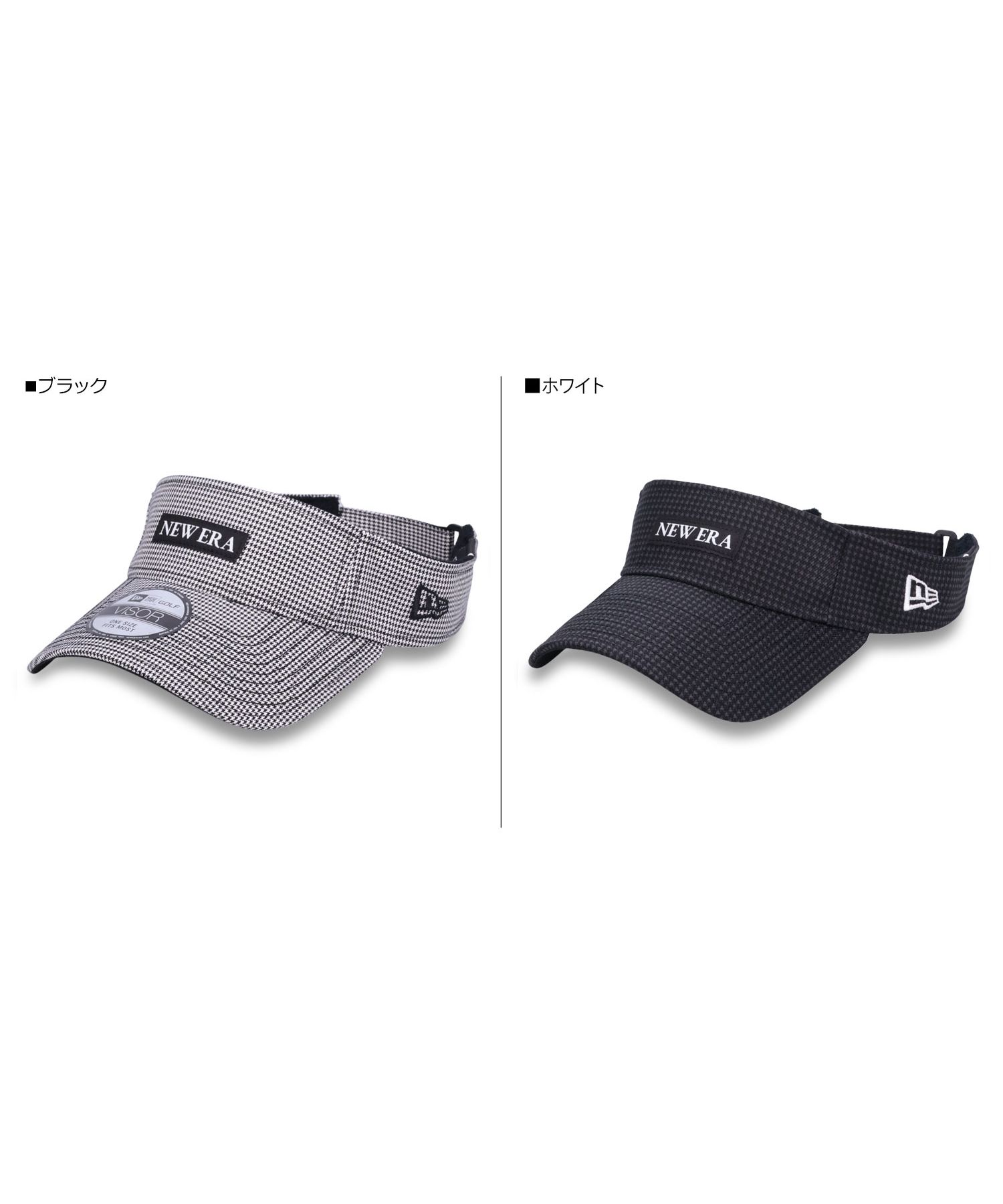 ニューエラ NEW ERA ゴルフ サンバイザー ハウンズトゥース