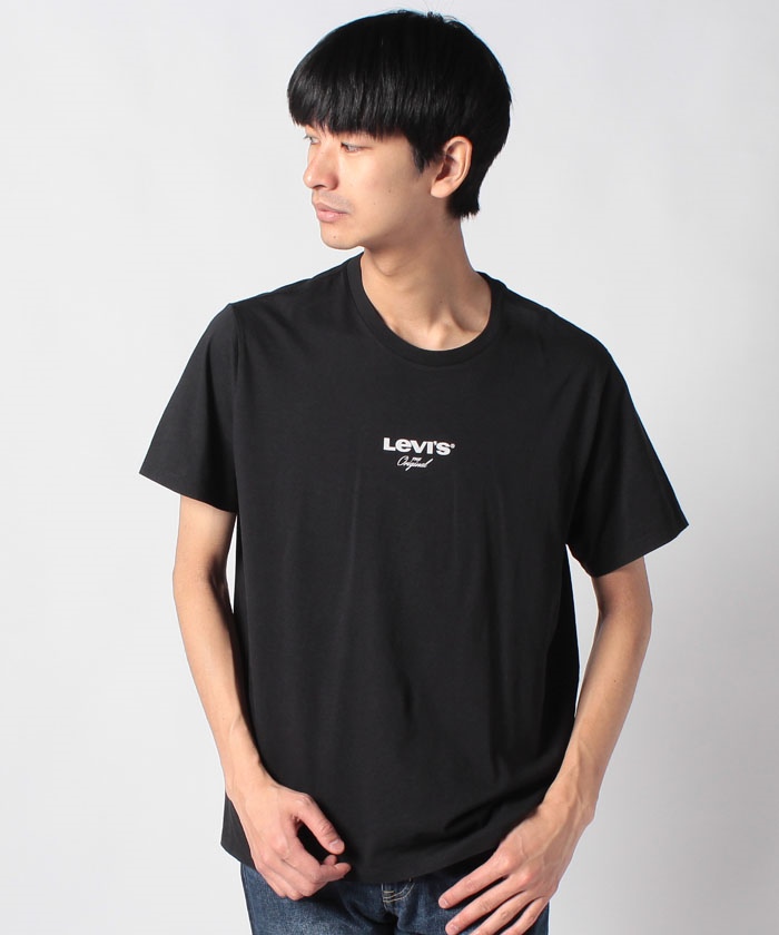 送料込*Levi's×DenimTears*フルールドリススウェットシャツ セール】リーバイス/Levi's ロゴTシャツ ブラック GRAPHIC