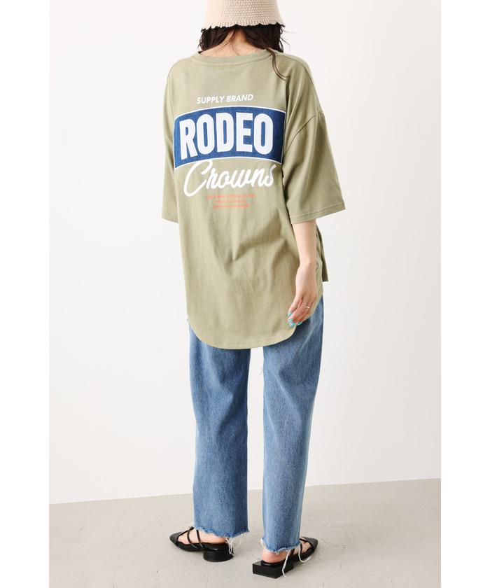 セール】デニムアップリケVネックTシャツ(505321214) | ロデオ