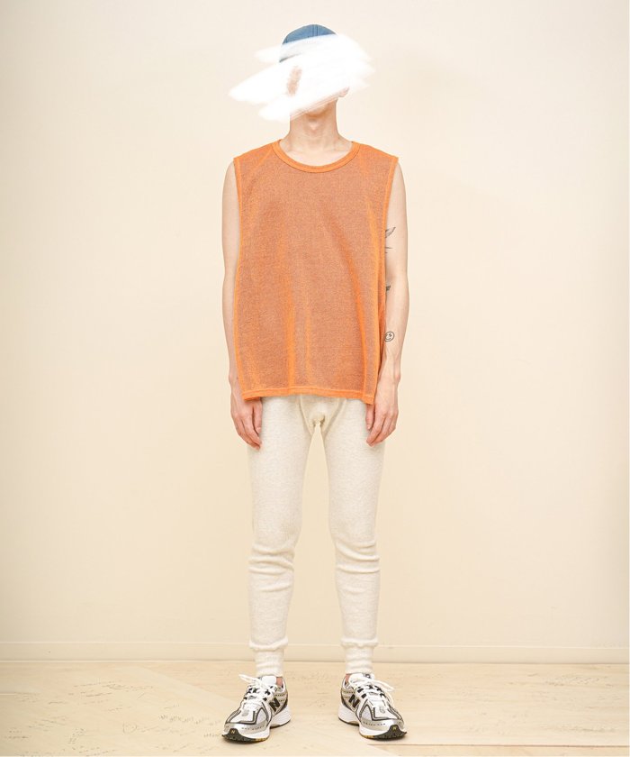 refomed / リフォメッド】 COTTON LAYERED MESH BIBS(505322243 refomed / リフォメッド】 COTTON LAYERED MESH BIBS(505322243