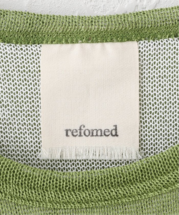 refomed リフォメッド　23ss COTTON LAYERED MES H refomed / リフォメッド】 COTTON LAYERED MESH BIBS（Tシャツ