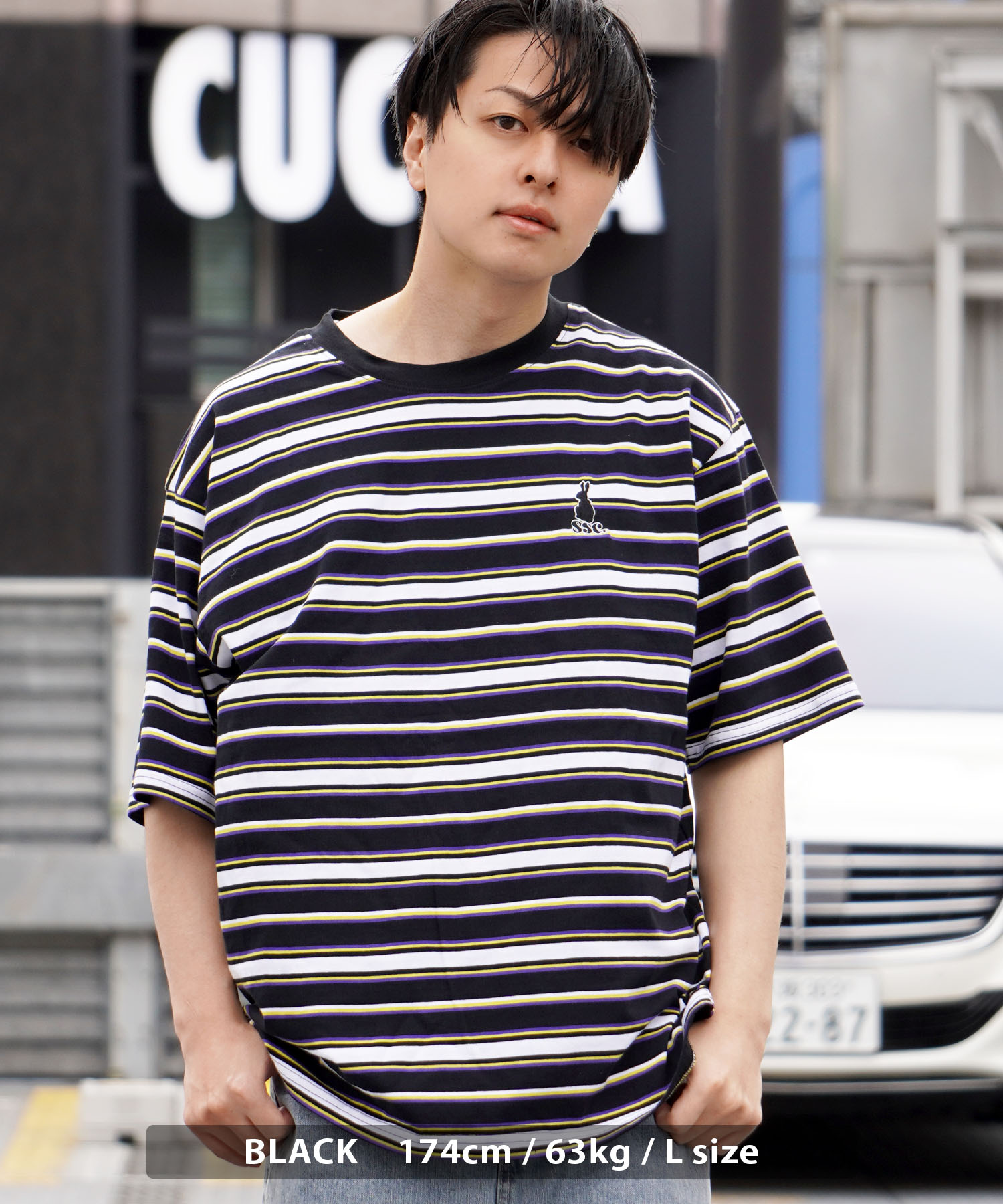 セール】ワンフォークロージング 1111clothing ボーダー Tシャツ