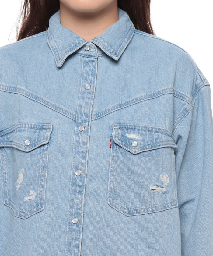 セール】リーバイス/Levi's ウェスタン オーバーサイズ デニム セール】リーバイス/Levi's ウェスタン オーバーサイズ デニム
