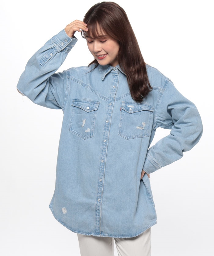 セール】リーバイス/Levi's ウェスタン オーバーサイズ デニム セール】リーバイス/Levi's ウェスタン オーバーサイズ デニム