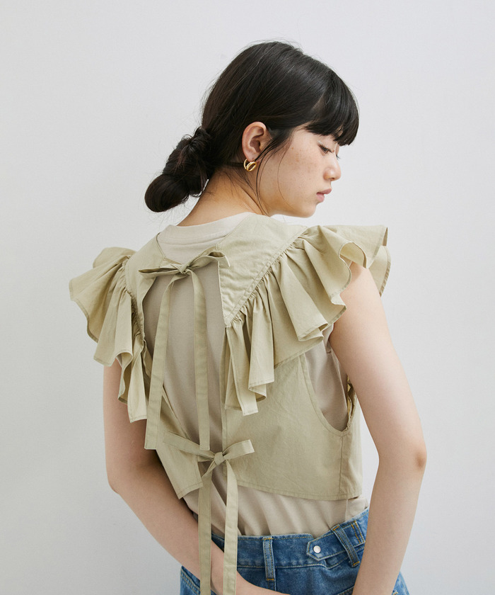 SETアイテム〉フリルセットTシャツ(505324625) | アダム エ ロペ