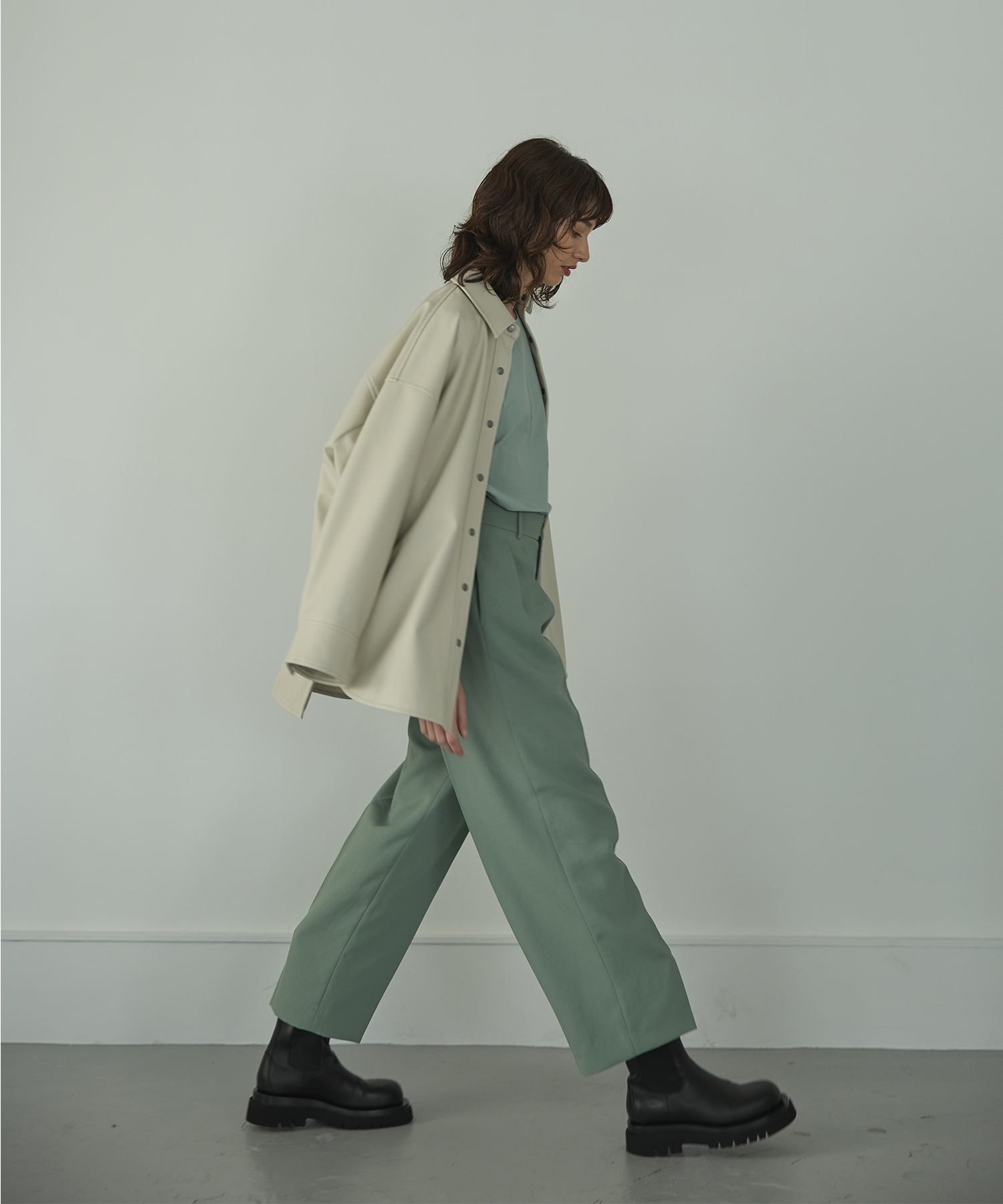 セール 60%OFF】セミワイドタックパンツ(505327139) | ノーク