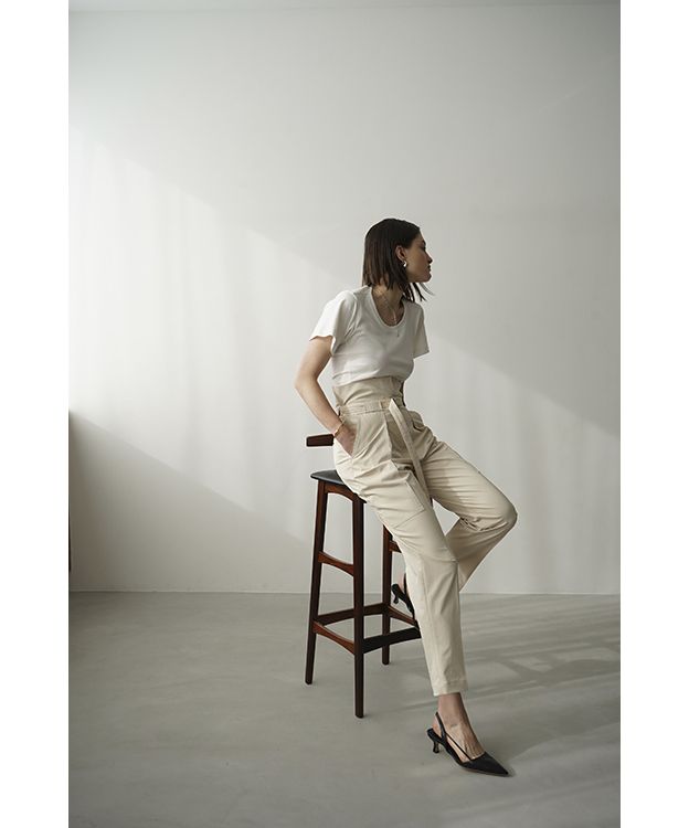 セール 40%OFF】H/W BELTED BAKER PANTS(505309535) | クラネ