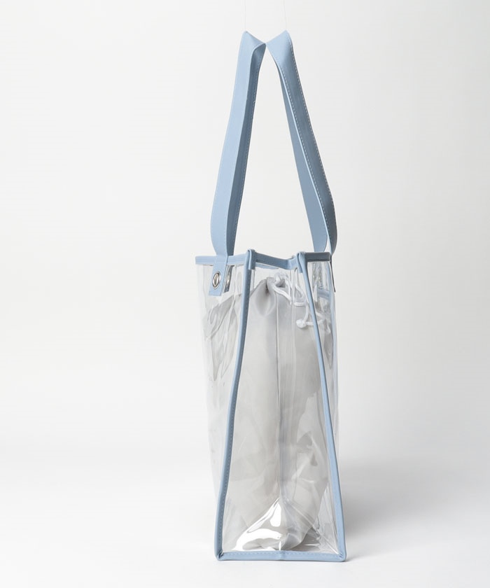 セール】パイピングビニールトートBAG【SWIM】(505318082 セール】パイピングビニールトートBAG【SWIM】(505318082