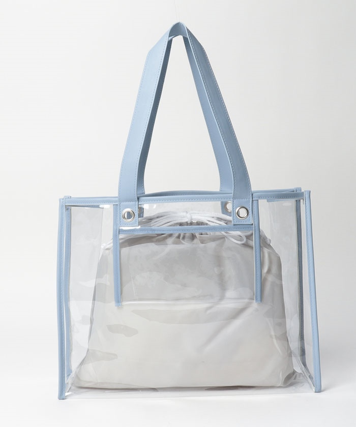 セール】パイピングビニールトートBAG【SWIM】(505318082