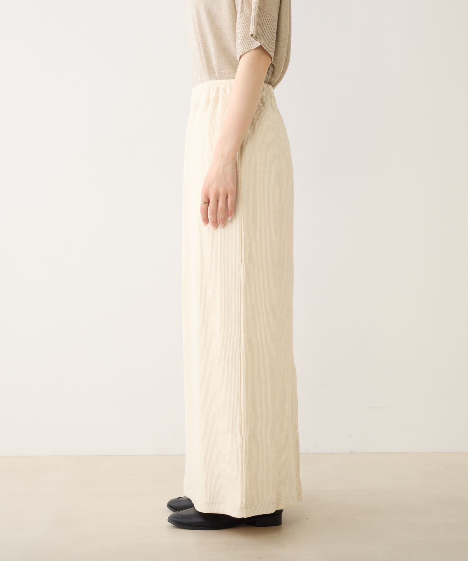 日本販売店 リブナロー ミディスカート - スカート
