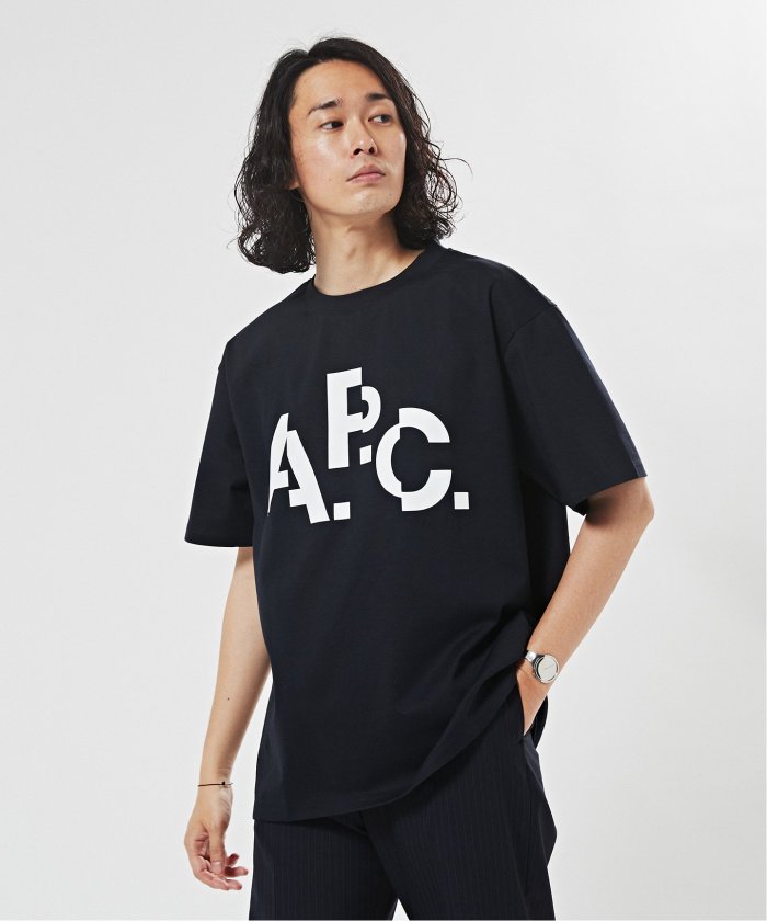 A.P.C. / アーペーセー】別注 DECALE プリント Tシャツ(505329438