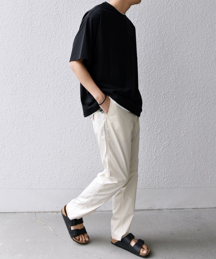ships any サマーチノ SHIPS any: サマー スリム テーパード チノ パンツ 25SS